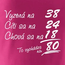 Vyzerá, cíti sa, chová sa - 80 rokov