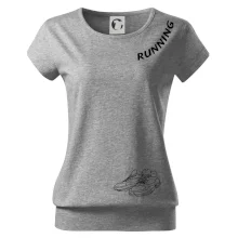 Running nápis šikmo