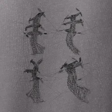 Skrútený stožiar vysokého vedenia