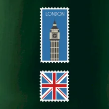 Londýn známka farebná