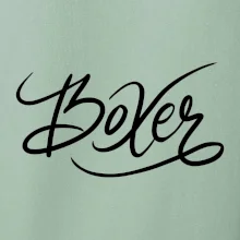 Boxer - nápis okrasný