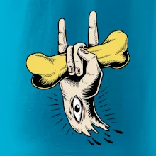 Rocková ruka kosť a oko Rocková ruka kosť a oko