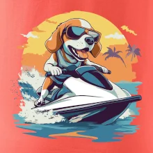 Bígel na vodnom skútri