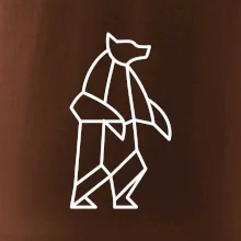 Geometria ľadový medveď stojaci