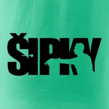 Šípky - nápis so šípkarom