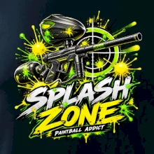Neónový zásah – Splash Zone paintball