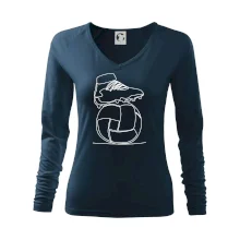 Futbalová lopta kopačka jedným ťahom Futbalová lopta kopačka jedným ťahom