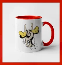 Rocková ruka kosť a oko