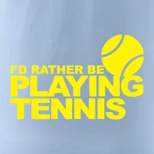 Playing tennis Playing tennis