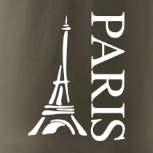 Paris nápis Eiffelovka na výšku