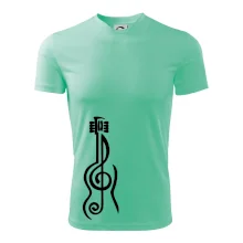 Husľový kľúč gitara Husľový kľúč gitara