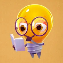 Žiarovka premýšľa nad knihou