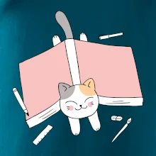 Učenie na štátnice mačka