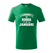 Legendy sa rodia v januári