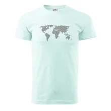 Mapa sveta odtlačok