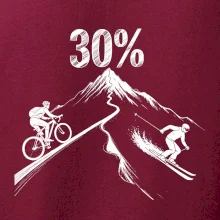 Narodeniny cyklista a lyžiar 30