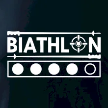Biathlon terč a hůlky