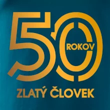 50 rokov zlatý človek