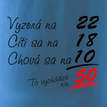 Vyzerá, cíti sa, chová sa - 50 rokov