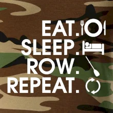 Eat sleep row repeat