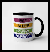 Eat sleep rowing repeat farebné