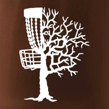 Disc golf pozor strom