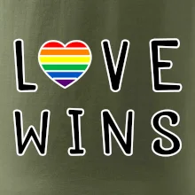 Love wins nápis