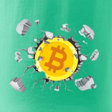 Bitcoin v tričku Bitcoin v tričku