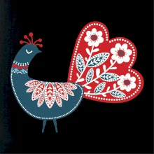 Folklór - páv modrý