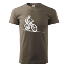 MTB kreslený cyklista