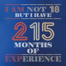 18 years 215 months of experience