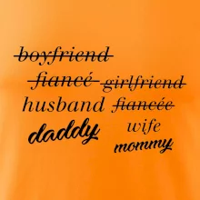 Partnerské tričko nastávajúci rodičia