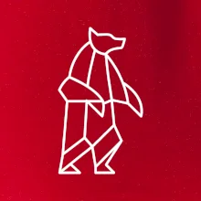 Geometria ľadový medveď stojaci