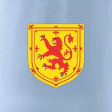 Škótsky lev na hrudi