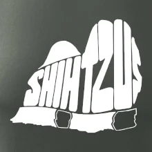 Shih-tzu - nápis v tele