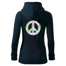 Peace and love symbol