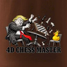 Donald Trump prohrává šachy s kachnou
