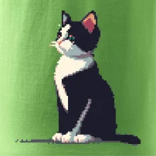 Mourovatá mačka pixel