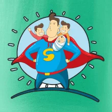 Táta superman - kluk, kluk a dítě