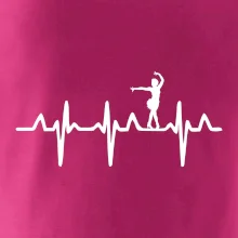 EKG tanečnice salsy