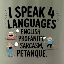 I speak 4 language - Petanque
