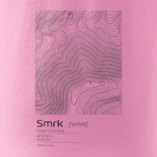 Smrk - vrstevnice v obdĺžniku
