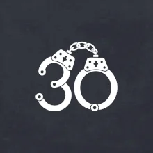 Narodeninové tričko pre policajta - putá 30