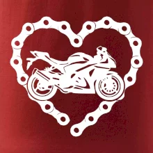 Moto srdce reťaz - superšport