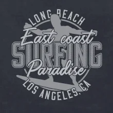 East coast surfing Long Beach