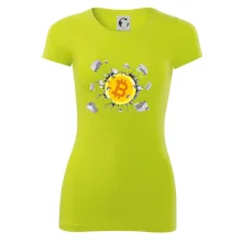 Bitcoin v tričku Bitcoin v tričku