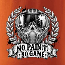 No Paint, No Game – motív s maskou