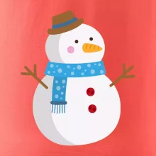 Snehuliak so šálom