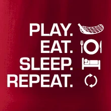 Play Eat Sleep Repeat florbal Play Eat Sleep Repeat florbal