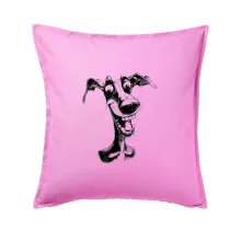 Čiernobiela karikatúra chrt